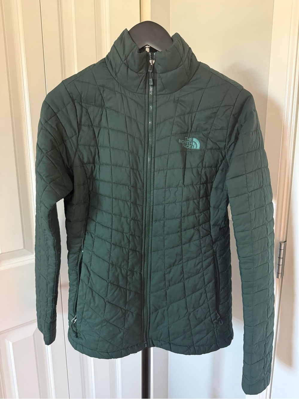 The North Face Women's Dark Green Quilted Puffer Jacket